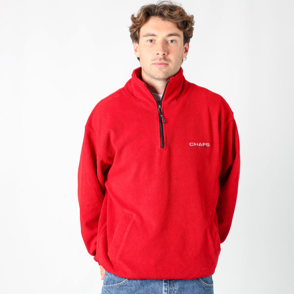 Red 90s Chaps Ralph Lauren Fleece (L)